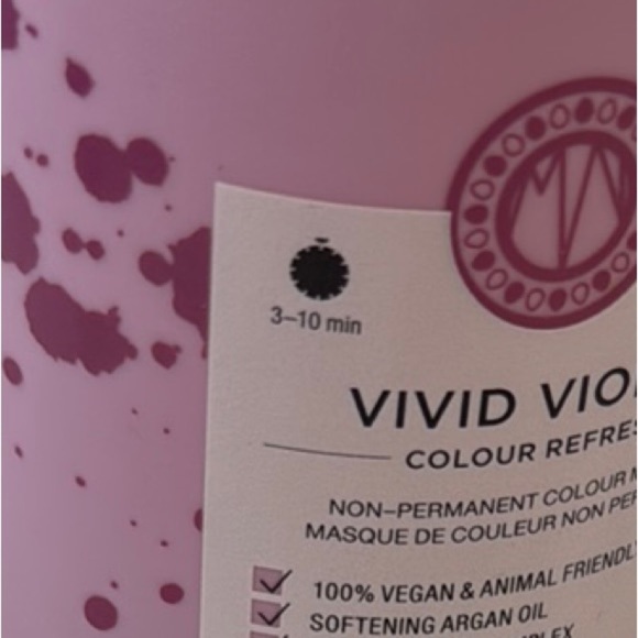 Maria Nila Stockholm, Vivid Violet & White Mix Color Refresh Hair Care Set, USED - Picture 10 of 10